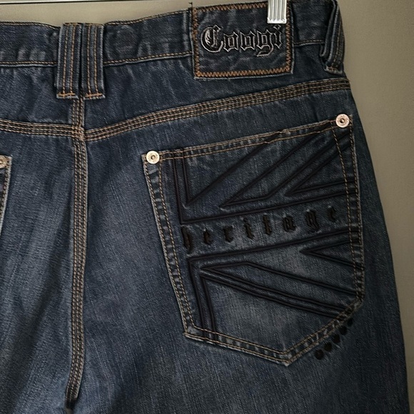 COOGI Jeans Embroidered COOGI Spellout Heritage 5 Pockets W38 L34 Urban Hip Hop - Picture 11 of 16